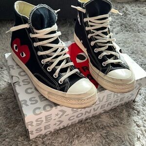 Converse Chuck Taylor All Star 70 Hi / Comme Des Garçons PLAY Back
